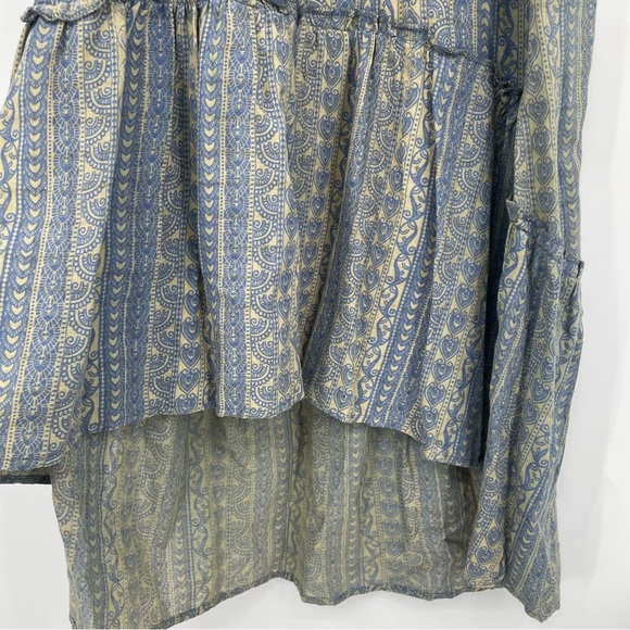 Lakhays Los Angeles Elephant Three Tiered Long Skirt Size S|M - Picture 3 of 10